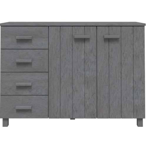 Komoda HAMAR tamnosiva 113 x 40 x 80 cm od masivne borovine - Tamno siva 1 Cijena