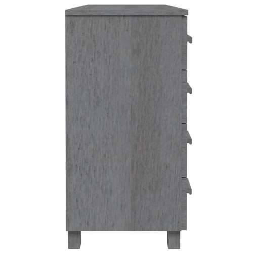 Komoda HAMAR tamnosiva 113 x 40 x 80 cm od masivne borovine - Tamno siva 1 Cijena