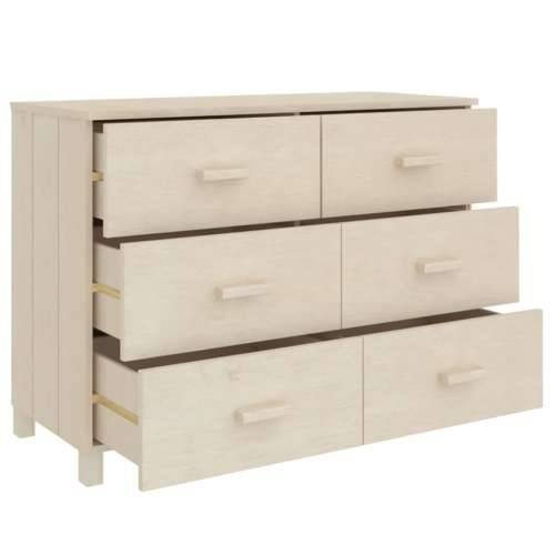 Komoda HAMAR boja meda 113 x 40 x 80 cm od masivne borovine - boja meda 1 Cijena