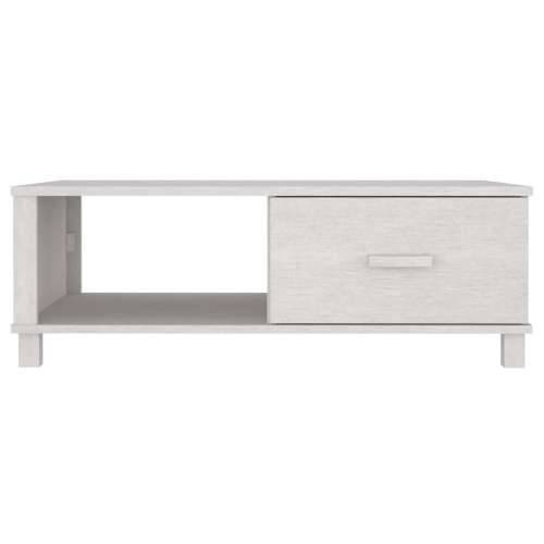 Stolić za kavu HAMAR bijeli 100x55x35 cm od masivne borovine Bijela 1 Cijena