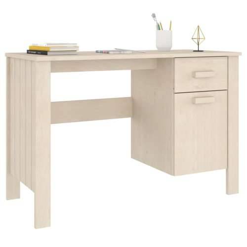 Radni stol HAMAR boja meda 113 x 50 x 75 cm od masivne borovine Cijena