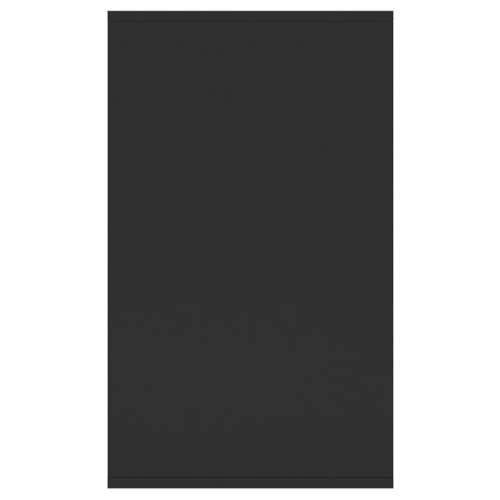 Komoda crna 135 x 41 x 75 cm od iverice Cijena