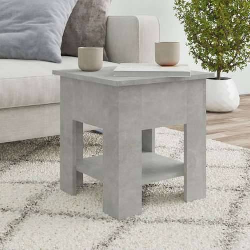 Stolić za kavu siva boja betona 40x40x42 cm konstruirano drvo - Beton siva 40 x 40 x 42 cm 1 Cijena