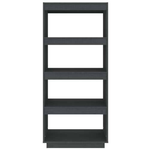 Ormarić za knjige / pregrada sivi 60x35x135 cm od borovine - Siva 1 135 cm 60 cm Cijena