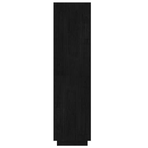 Ormarić za knjige / pregrada crni 60x35x135 cm od borovine - Crna 1 135 cm 60 cm Cijena