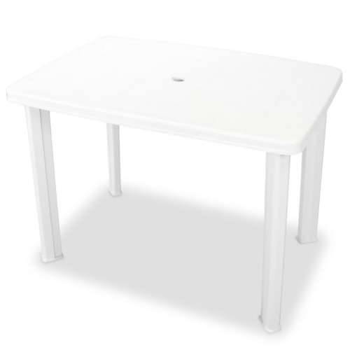 Vrtni stol od plastike bijeli 101 x 68 x 72 cm Cijena