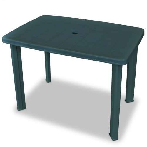 Vrtni stol od plastike zeleni 101 x 68 x 72 cm Cijena