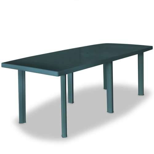 Vrtni stol od plastike zeleni 210 x 96 x 72 cm Cijena