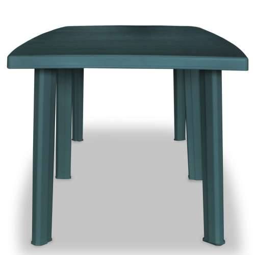 Vrtni stol od plastike zeleni 210 x 96 x 72 cm Cijena