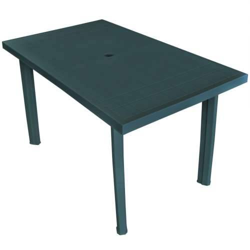 Vrtni stol od plastike zeleni 126 x 76 x 72 cm Cijena