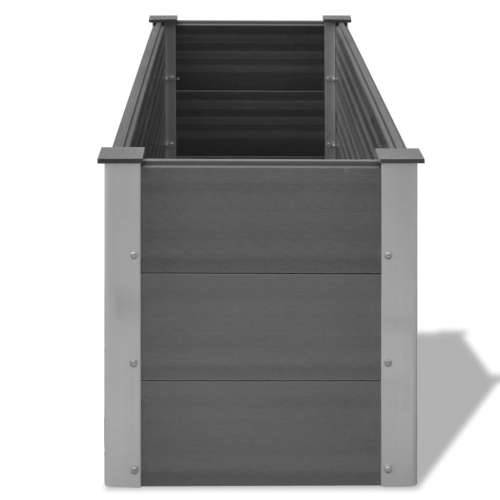 Vrtna Posuda za Sadnju WPC 150x50x54 cm Siva - Siva 150 x 50 x 54 cm 1 Cijena