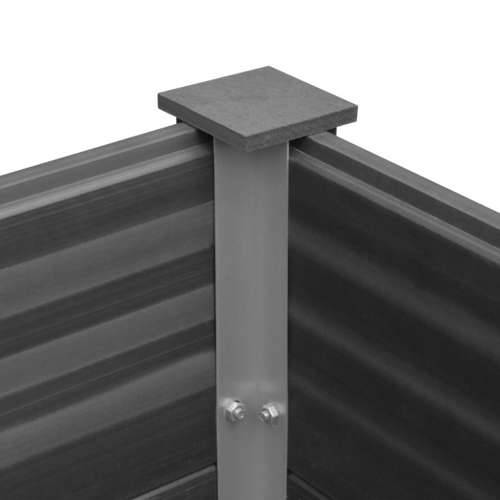 Vrtna Posuda za Sadnju WPC 150x50x54 cm Siva - Siva 150 x 50 x 54 cm 1 Cijena