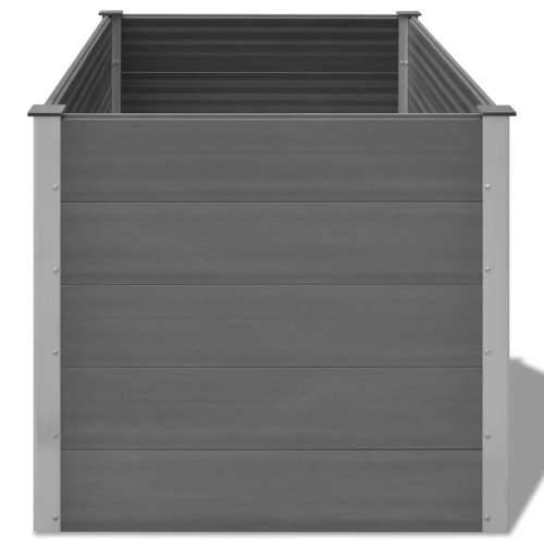 Vrtna Posuda za Sadnju WPC 150x100x91 cm Siva - Siva 150 x 100 x 91 cm 1 Cijena