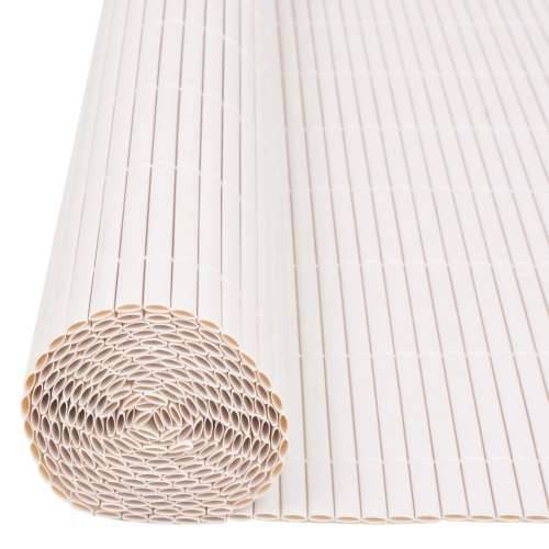 Ograda za Vrt Dvostrana PVC 150x500 cm Bijela Cijena