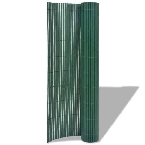 Ograda za vrt s obje strane PVC 150x500 cm Zelena Cijena