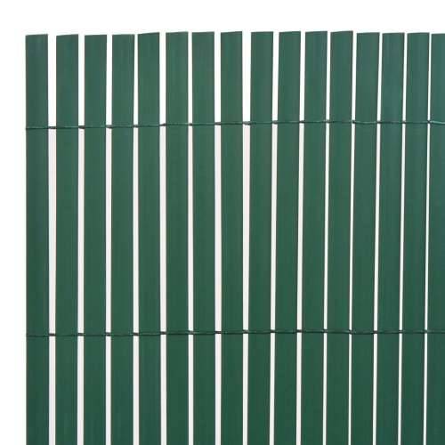 Ograda za vrt s obje strane PVC 150x500 cm Zelena Cijena