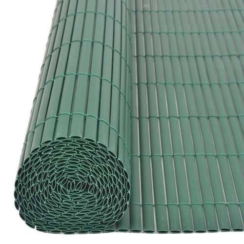 Ograda za vrt s obje strane PVC 150x500 cm Zelena Cijena