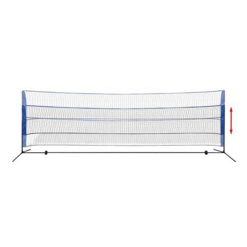 Set za Badminton s Mrežom i Lopticama 500x155 cm Cijena