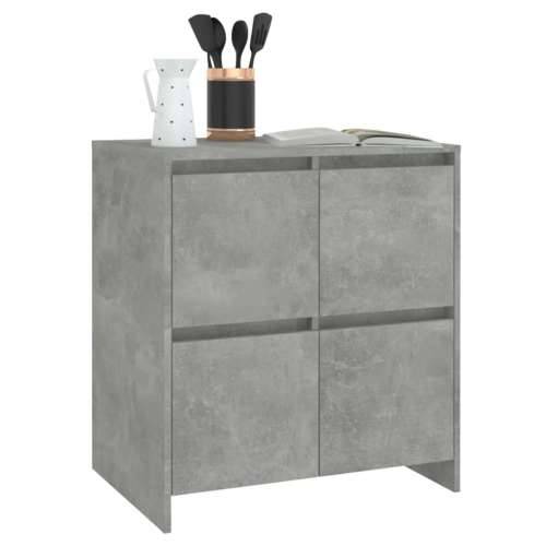 Komode 2 kom siva boja betona 70 x 41 x 75 cm konstruirano drvo - Beton siva 1 Cijena
