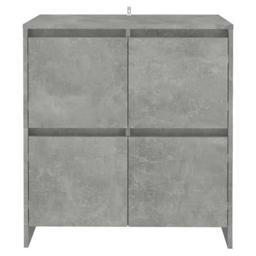 Komode 2 kom siva boja betona 70 x 41 x 75 cm konstruirano drvo - Beton siva 1 Cijena