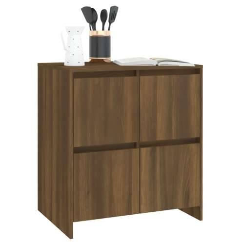 Komode 2 kom smeđa boja hrasta 70x41x75 cm konstruirano drvo Cijena