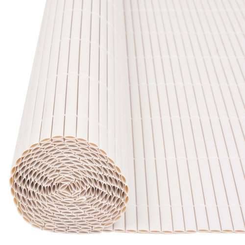 Ograda za vrt s dvostrane PVC 150x300 cm bijela Cijena