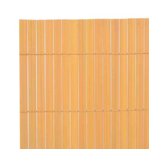 Ograda za Vrt S Dvostrane PVC 150x500 cm Žuta Cijena