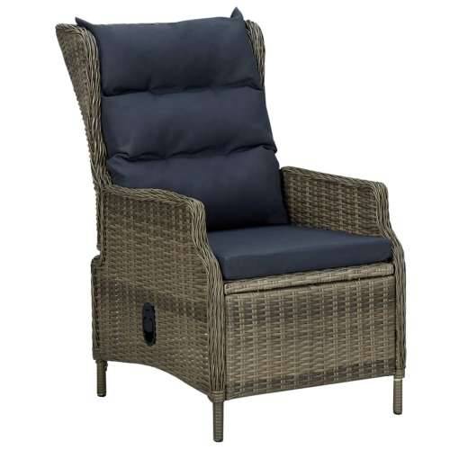 Vrtna garnitura - 3-dijelni vrtni blagovaonski set smeđi - Smeđa Dužina stola 80 cm 2 Cijena