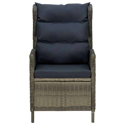 Vrtna garnitura - 3-dijelni vrtni blagovaonski set smeđi - Smeđa Dužina stola 80 cm 2 Cijena