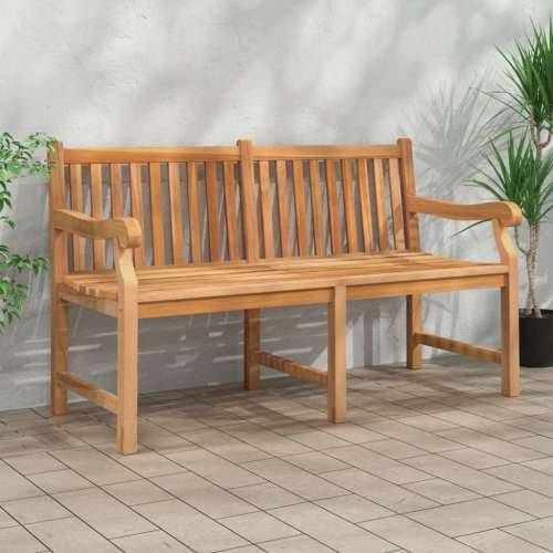 Vrtna klupa 150 cm od masivne tikovine - 150 x 69 x 92 cm 1 Cijena
