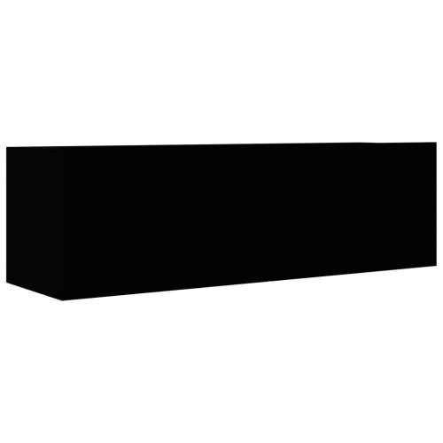TV ormarić crni 100 x 30 x 30 cm od konstruiranog drva Cijena
