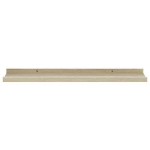 Zidne police 4 kom bijele i boja hrasta sonome 60 x 9 x 3 cm - Bijela i boja hrasta sonome 60 x 9 x 3 cm 4 1 Cijena
