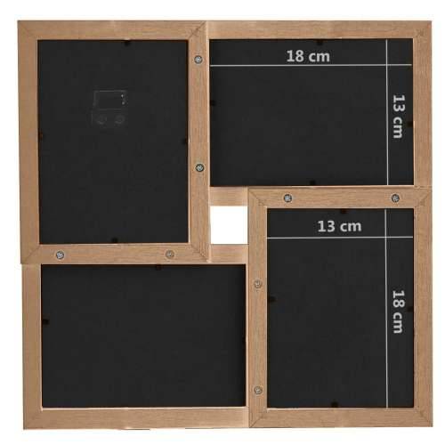 Okvir za 24 fotografije (13 x 18 cm) svjetlosmeđi MDF - Svjetlosmeđa 24 x (13 x 18 cm) 1 Cijena