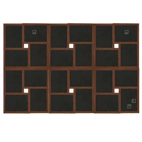 Okvir za 24 fotografije (13 x 18 cm) tamnosmeđi MDF - Tamno smeđa 24 x (13 x 18 cm) 1 Cijena