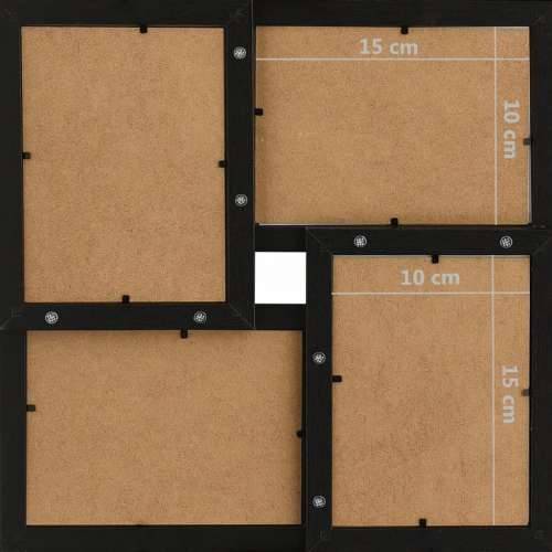 Okvir za 24 fotografije (10 x 15 cm) crni MDF - Crna 24 x (10 x 15 cm) 1 Cijena