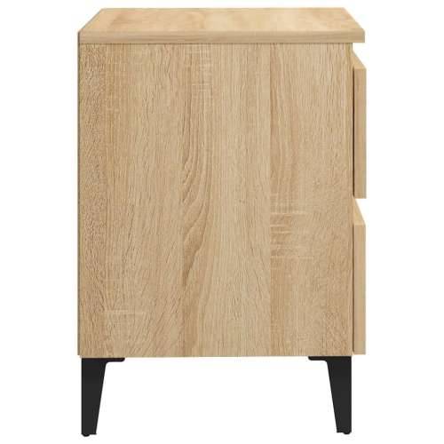 Noćni ormarići 2 kom boja hrasta 40x35x50 cm konstruirano drvo - sonoma hrast 2 Cijena