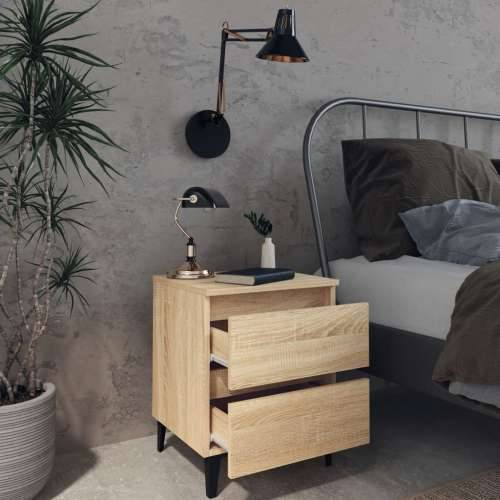 Noćni ormarići 2 kom boja hrasta 40x35x50 cm konstruirano drvo - sonoma hrast 2 Cijena