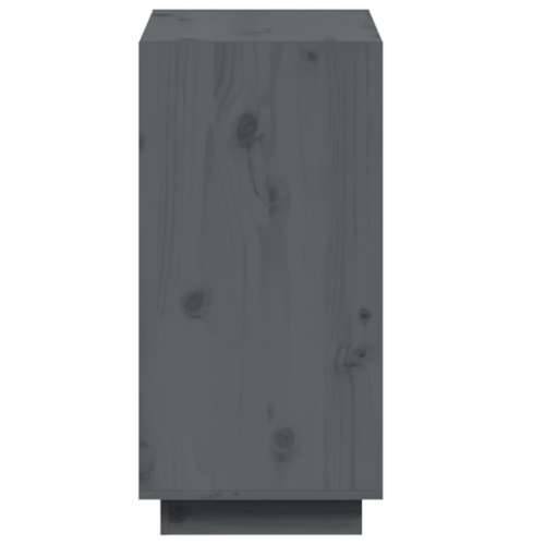 Ormarić za knjige Siva 60x35x71 cm od masivne borovine - Siva 1 71 cm 60 cm Cijena