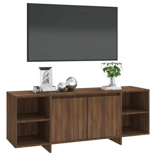TV ormarić boja smeđeg hrasta 130 x 35 x 50 cm od iverice - Smeđi hrast 1 Cijena