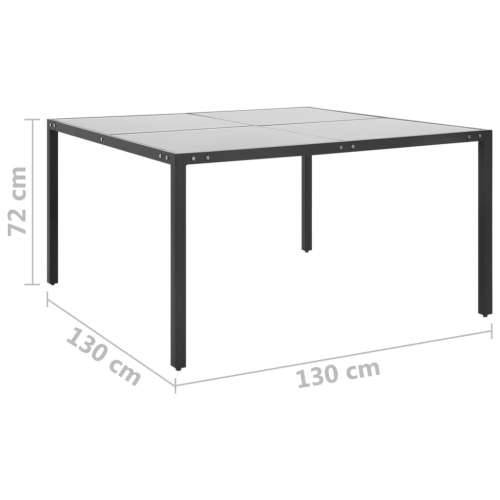 9-dijelni vanjski blagovaonski set čelični Cijena