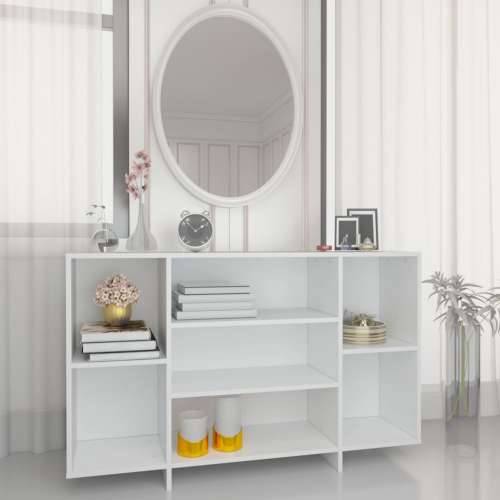 Komoda bijela 120 x 30 x 75 cm od konstruiranog drva - Bijela 1 Cijena