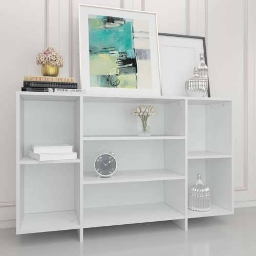 Komoda bijela 120 x 30 x 75 cm od konstruiranog drva - Bijela 1 Cijena