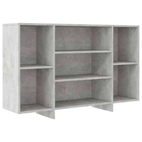 Komoda siva boja betona 120 x 30 x 75 cm od konstruiranog drva - Beton siva 1 Cijena