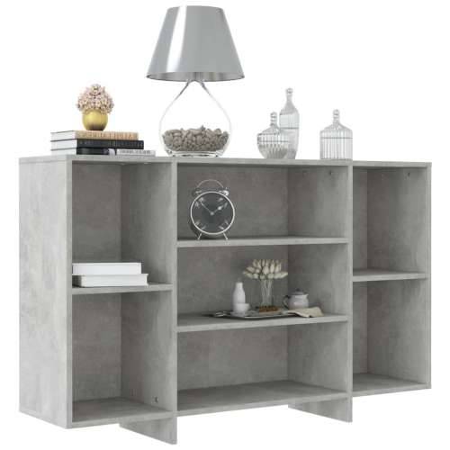 Komoda siva boja betona 120 x 30 x 75 cm od konstruiranog drva - Beton siva 1 Cijena