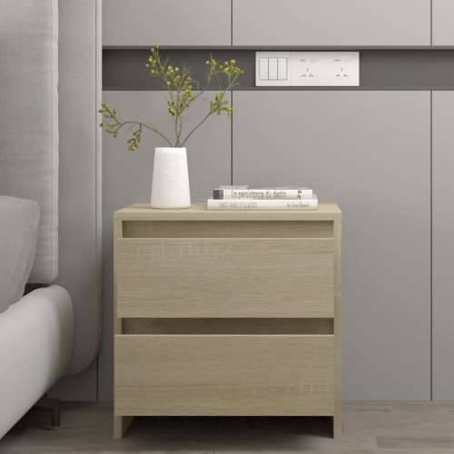 Noćni ormarić boja hrasta 45 x 34,5 x 44,5 cm konstruirano drvo - sonoma hrast 1 Cijena