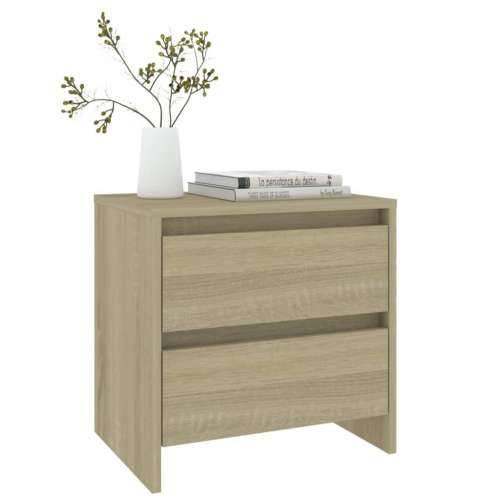 Noćni ormarić boja hrasta 45 x 34,5 x 44,5 cm konstruirano drvo - sonoma hrast 1 Cijena