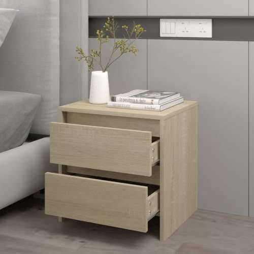 Noćni ormarić boja hrasta 45 x 34,5 x 44,5 cm konstruirano drvo - sonoma hrast 1 Cijena