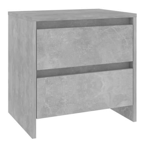 Noćni ormarići 2 kom siva boja betona 45x34,5x44,5 cm drveni - Beton siva 2 Cijena