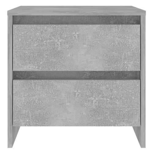 Noćni ormarići 2 kom siva boja betona 45x34,5x44,5 cm drveni - Beton siva 2 Cijena