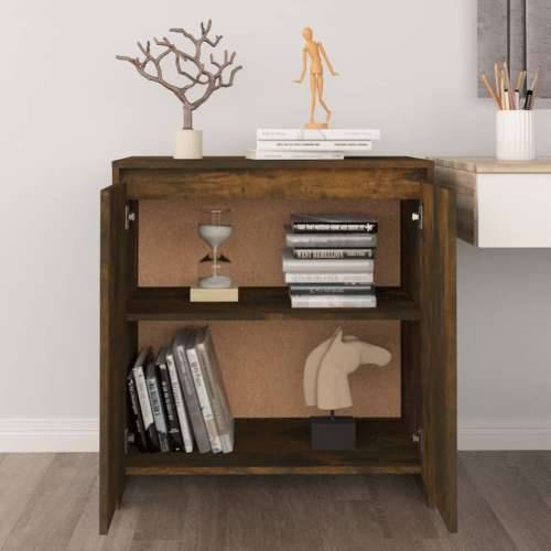 Komoda boja dimljenog hrasta 70x41x75 cm od konstruiranog drva - Dimljeni hrast 1 Cijena